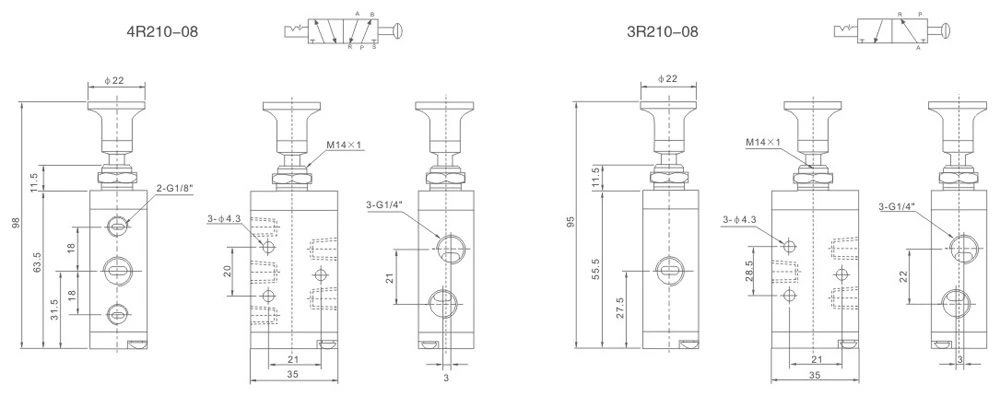 4R/3R Series Hand-Draw Valve