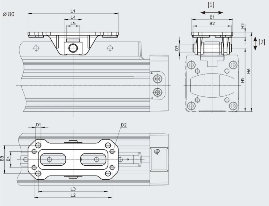 Rodless Cylinder DGC-K