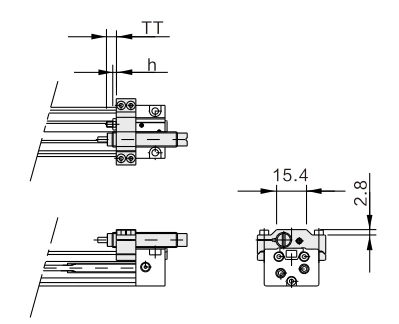 MY1B Series Mechanical Joint Rodless Cylinder/Basic Type