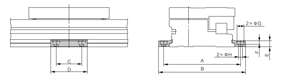 MY1H Series Mechanical Joint Rodless Cylinder/Linear Guide Type