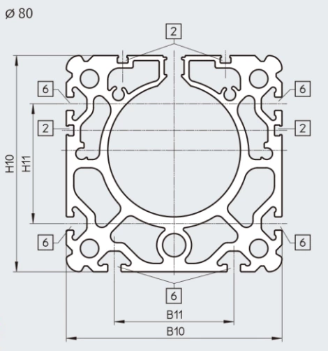 Rodless Cylinder DGC-K