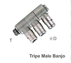 Metal Push-in Fittings With G Thread(O-Ring)