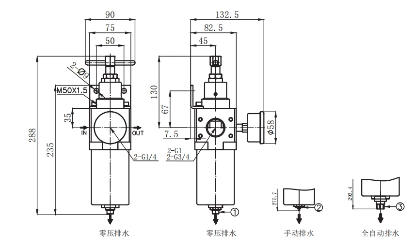 Stainless Steel Filter Regulator