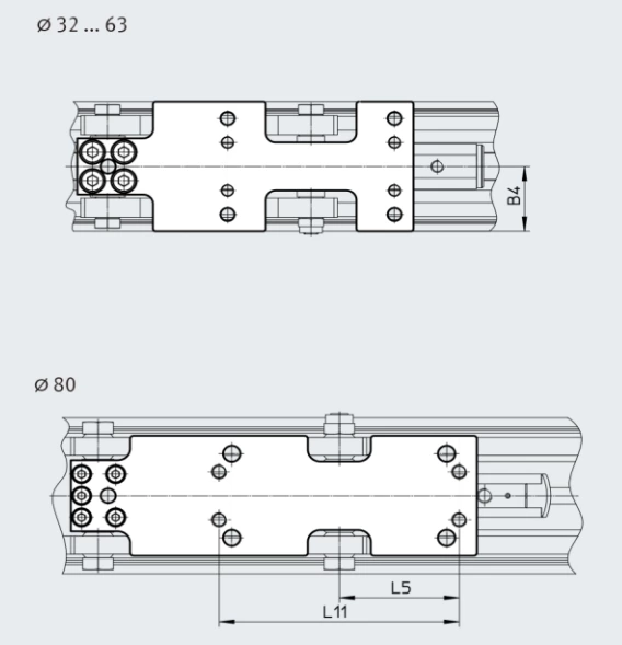 Rodless Cylinder DGC-K