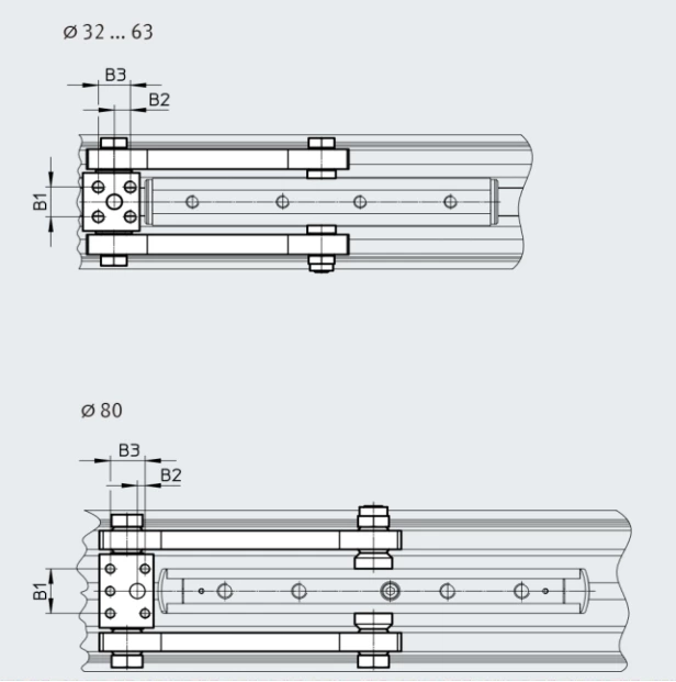 Rodless Cylinder DGC-K