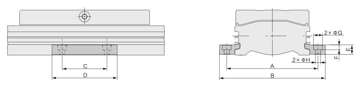 MY3A/3B Series Mechanical Joint Rodless Cylinder/Basic Type