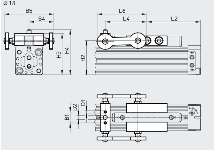 Rodless Cylinder DGC-K