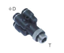 Pneumatic Tube Fittings With G Thread(O-Ring)