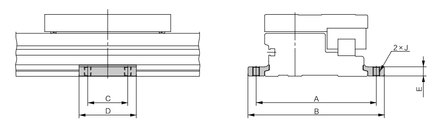 MY1H Series Mechanical Joint Rodless Cylinder/Linear Guide Type