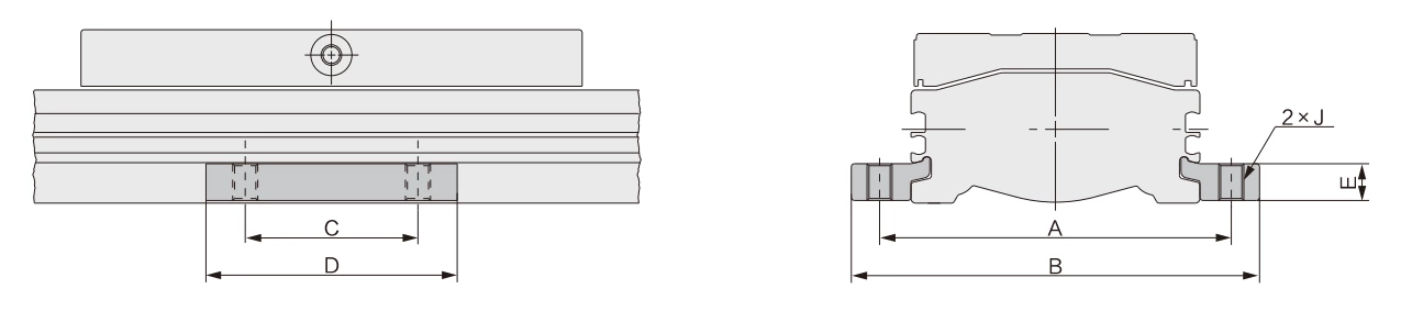 MY3A/3B Series Mechanical Joint Rodless Cylinder/Basic Type