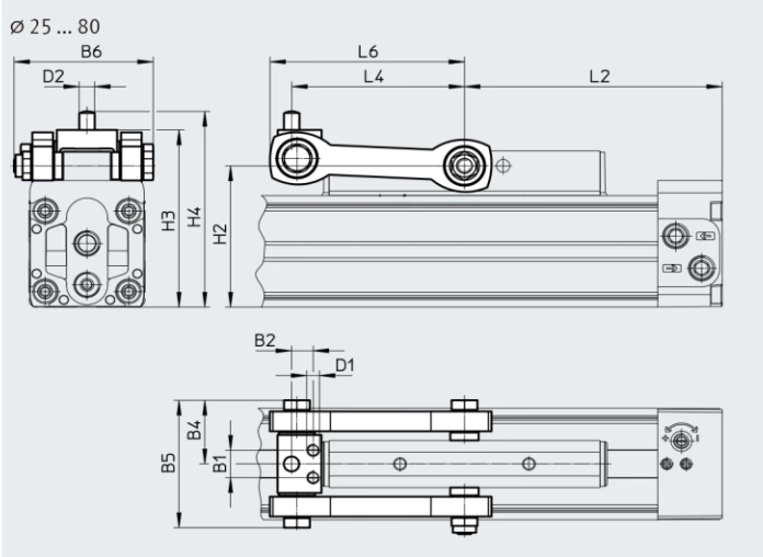 Rodless Cylinder DGC-K