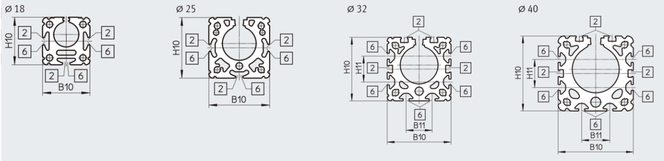 Rodless Cylinder DGC-K