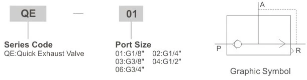 QE Series Quick Exhaust Valve