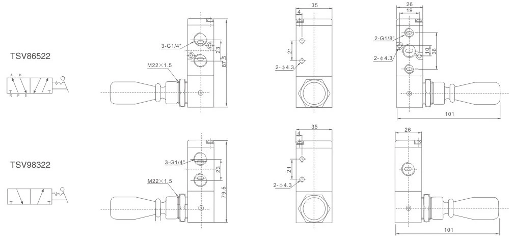 TSV/4H Series hand-pull Valve