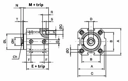 1501 Series Thin Cylinder