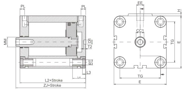 ADVU Series Compact Cylinder