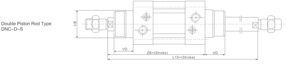 DNC Series Standard Cylinder(ISO6431)