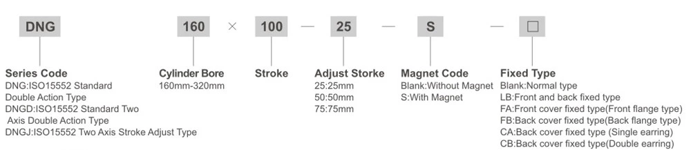 DNG Series Standard Cylinder(ISO15552)