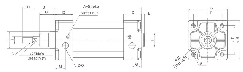 DNG Series Standard Cylinder(ISO15552)