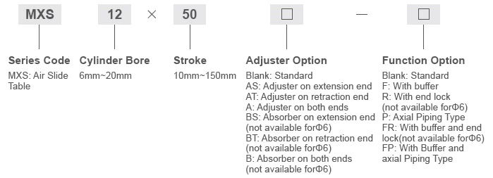 MXS Series Slide Cylinder