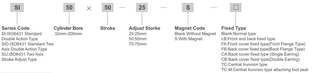 SI Series Standard Cylinder(ISO6431)